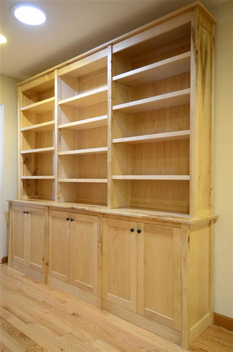 Custom Made Maple Bookcases By Joshua White Fine Furniture And