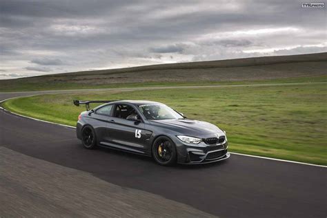 F82 Bmw M4 In Mineral Gray Gets Photo Session On The Track Bmwcoop