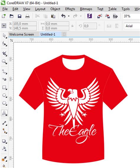 Desain Baju Dengan Corel Draw Cara Desain Baju Kaos Yang Nampak Asli