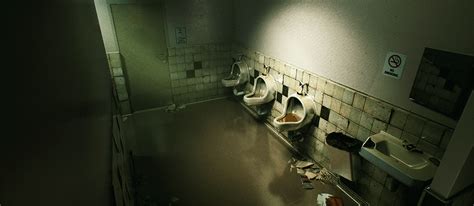 Wiktor Öhman Portfolio 3d Artist Silent Hill Bathroom Homage