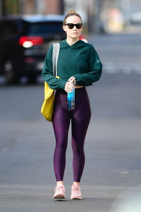 Olivia Wilde Sexy Workout Streetstyle Outfit Out In La Cameltoe Celeblr
