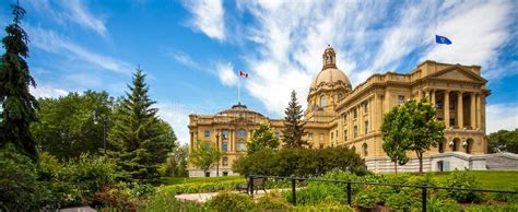 Alberta Legislature Building Edmonton Alberta Stock Photo Image Of