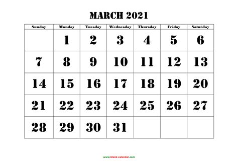 Printable Calendar 2021 Weekdays Only Free Letter Templates