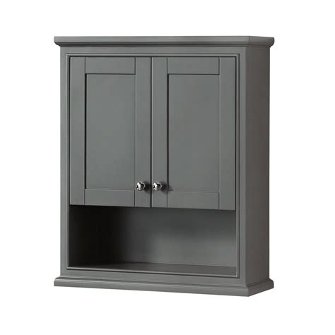 Do you assume bathroom corner cabinet wall mounted appears great? Wyndham Collection Deborah Bathroom Wall-Mounted Storage ...