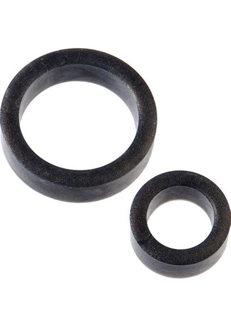 Platinum Silicone The C Rings Cock Ring Two Pack Black On Literotica