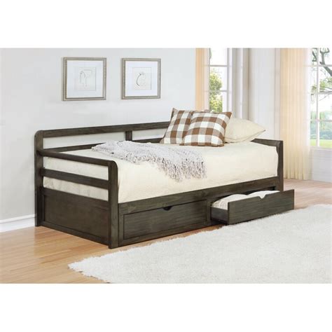 Gracie Oaks Ruchi Extra Long Twin Daybed Wayfairca