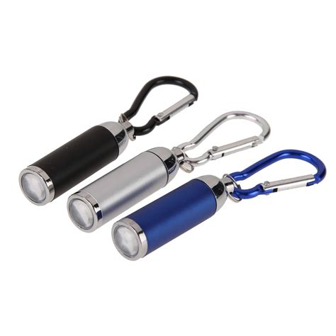 Mini Pocket Flashlights Carabina Keychain Led Torch Lamp Light
