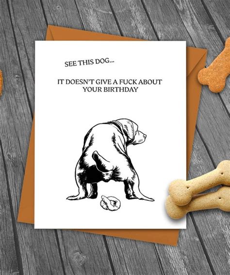 Funny Birthday Card For Friend Or Partners Rude Birthday Etsy Uk
