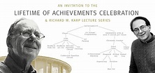 Richard M. Karp Distinguished Lectures — Launch Celebration | Simons ...