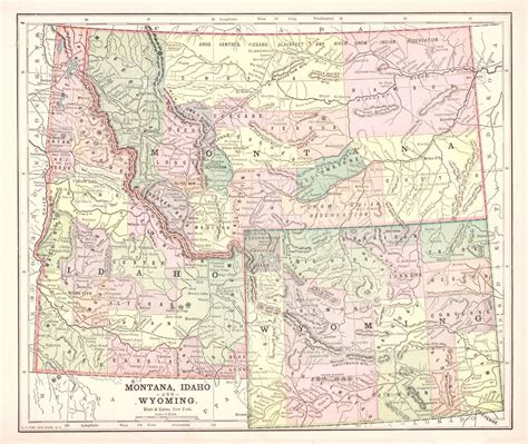 Exploring The Beauty Of Map Of Wyoming And Montana In 2023 Las Vegas