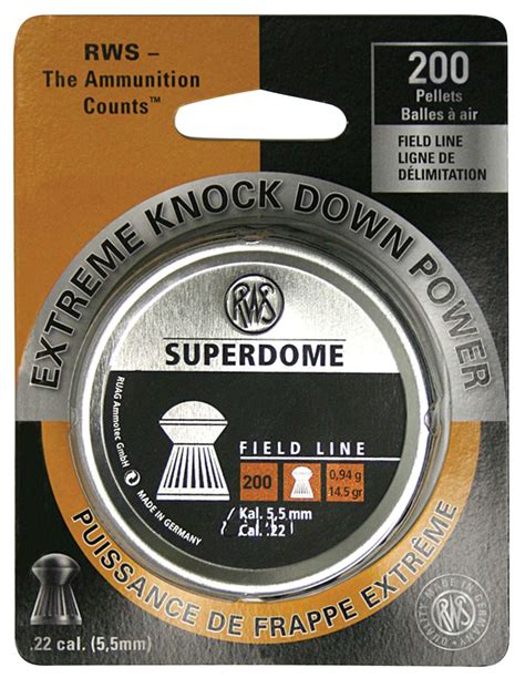 Rwsumarex 2317407 Superdome 22 Pellet Lead Domedgrooved Skirt 200