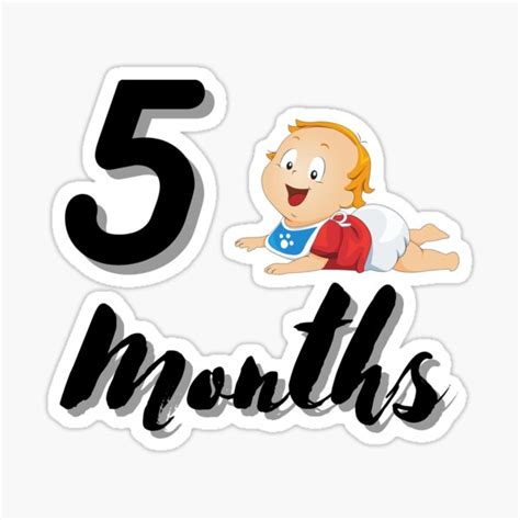 Baby Clothes 5 Months Sticker For Sale By Ksazariah Redbubble