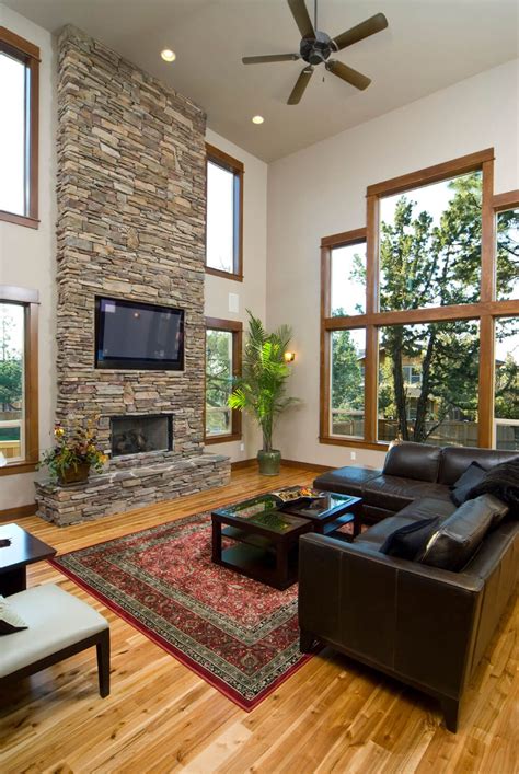 Your fireplace functions as the heart of your home. 49 Exuberant Pictures of TV's Mounted Above Gorgeous ...