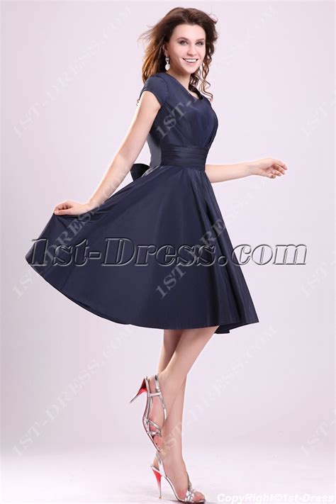 All our prom dresses meet standards for mormon prom, modest winter formal and homecoming dresses. Navy Blue Modest Junior Prom Dresses with Cap Sleeves:1st ...