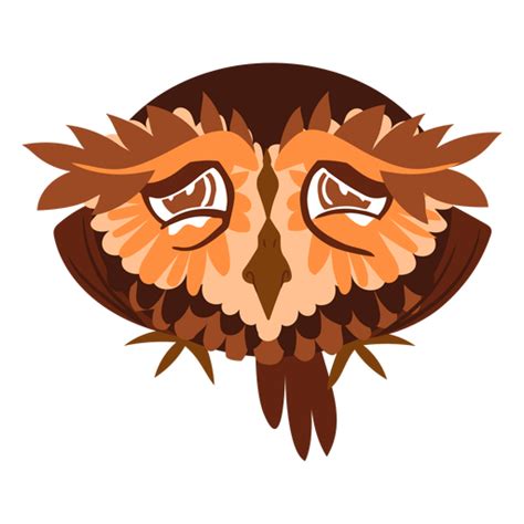 Sad Owl Illustration Png And Svg Design For T Shirts