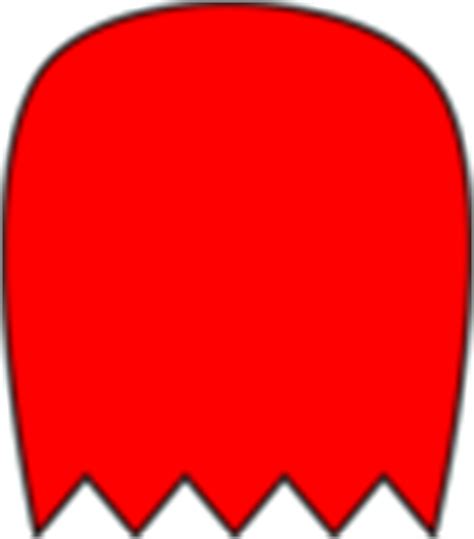 Orange Pacman Ghost Clip Art at Clker.com - vector clip art online png image