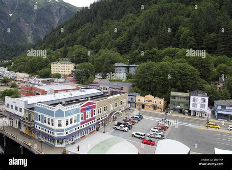 Juneau Capital Of Alaska Usa Stock Photo Alamy