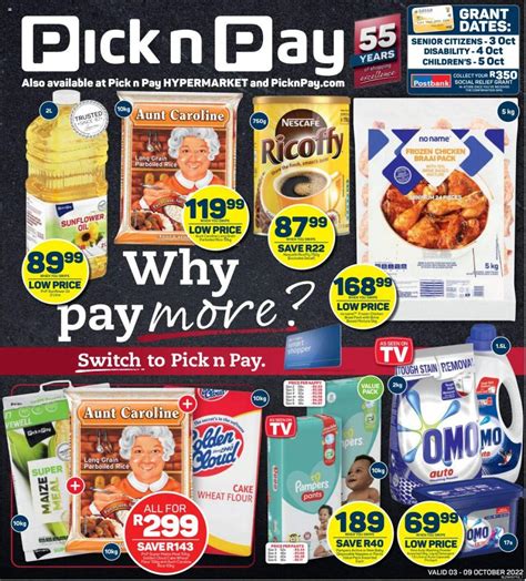 Pnp Specials 3 October 2022 Pick N Pay Catalogue Pnp South Africa