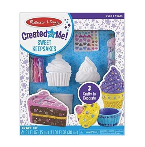 Melissa And Doug Decorate Your Own Sweets Set Craft Kit 2 Treasures