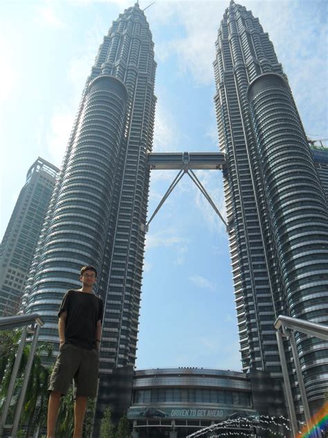 You ride the elevator to the top floors. Freelance Flaneur: Kuala Lumpur? No, she walked into a door