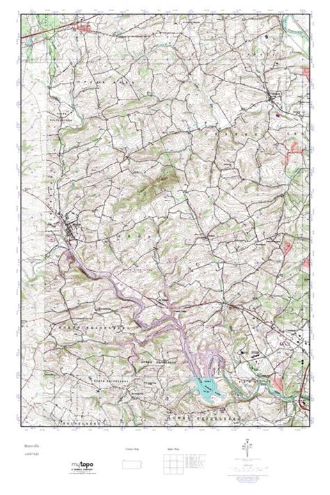 Mytopo Bernville Pennsylvania Usgs Quad Topo Map