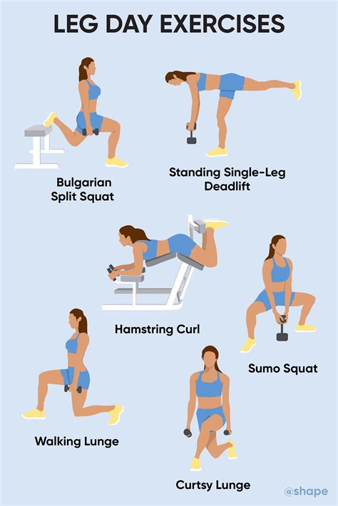 Trainers Share The Leg Day Exercises They Live For Leg And Glute Workout Workout Fitness Body