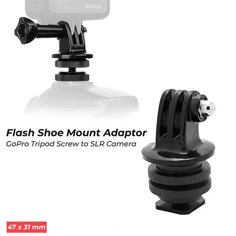 Foray M Cg Tripod Screw To Slr Camera Flash Shoe Mount Adaptor Gopro