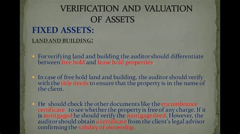 Verification And Valuation Of Fixed Assets Ppa Chapter 4 Youtube