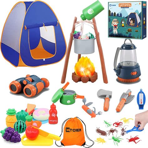 Mitcien Kids Camping Toys Set With Tentcamping Toys For