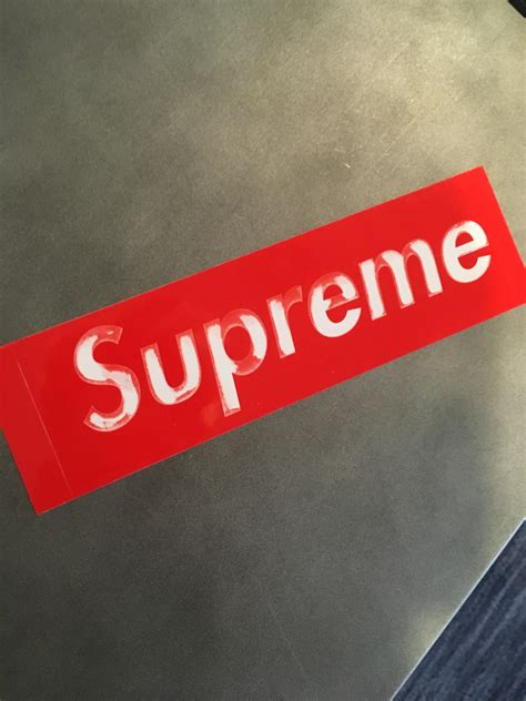 Is This A Defect Supreme Sticker Supreme