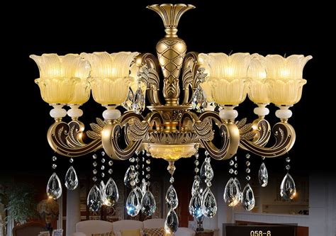 European Style Luxury Zinc Alloy Crystal Chandelier