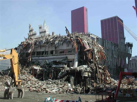 Remains Of The Marriott Weeks After 911 91101 World Trade 911