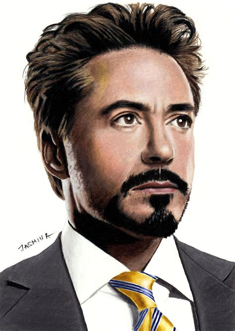 Colored Pencil Drawing Robert Downey Jr By Jasminasusak On Deviantart