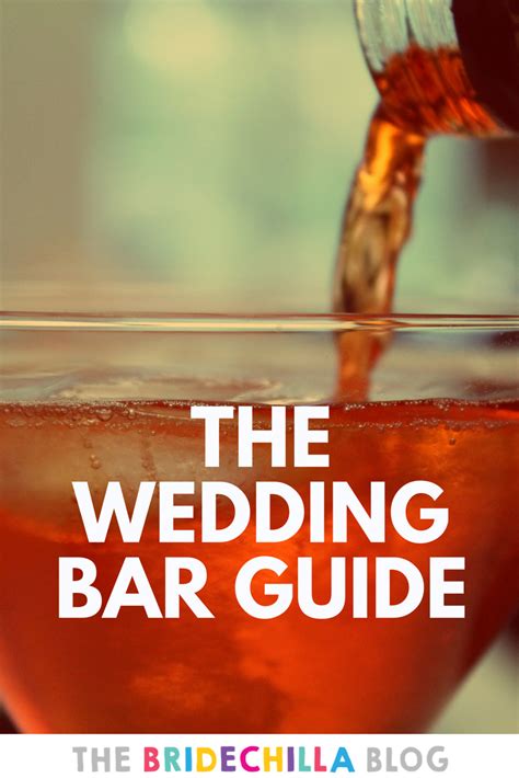 271 Wedding Alcohol Know Your Booze Bridechilla Wedding Planning