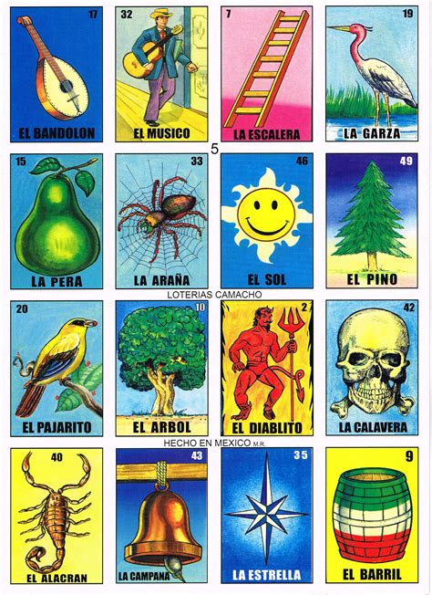 Loteria for kids printable mexican loteria game for kids mexican loteria game cards pdf instant download digital file ready to print at home pienodivita sale price $5.37 $ 5.37 Game Cards: Loteria Game Cards