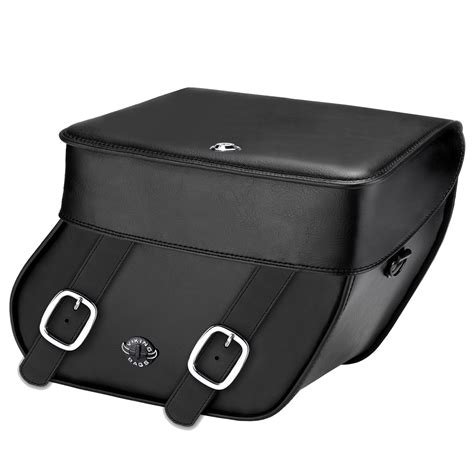 Viking Concord Large Motorcycle Saddlebags For Harley Softail Breakout