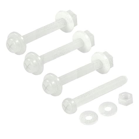 Anti Vibration Plastic Fan Screws Set White M3 X 25mm Moddiy