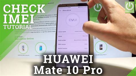 Huawei Mate 10 Pro Check Imei Imei Information Youtube