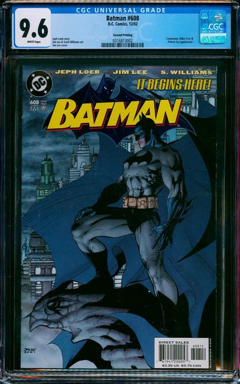 Batman Meets Hush In Issue 608 On Auction At Comicconnect
