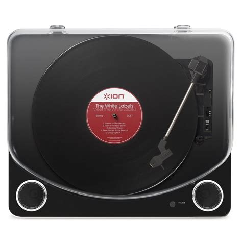 Ion Max Lp Usb Turntable With Integrated Speakers Black Nearly New
