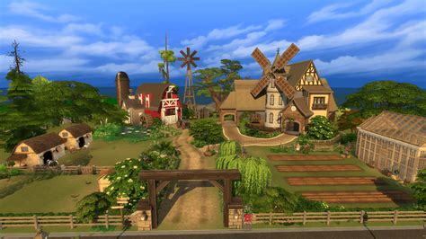 Windmill Farm No Cc Mod Sims 4 Mod Mod For Sims 4