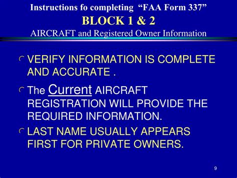 Ppt Completion And Disposition Of Faa Form 337 And Field Approvals