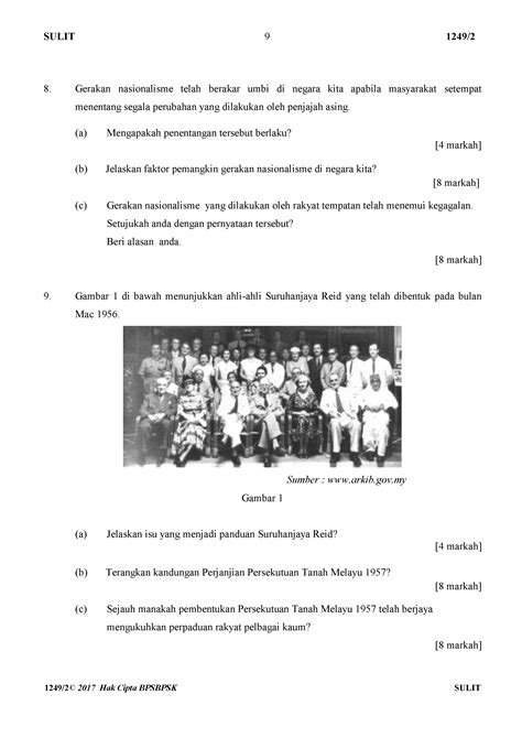 34 full pdfs related to this paper. Soalan Percubaan SPM 2017 Sejarah SBP Berserta Skema Jawapan
