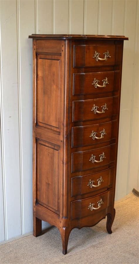 Home antique cherry chest of drawers (7). Tall French Cherry Wood Chest Of Drawers - Antiques Atlas