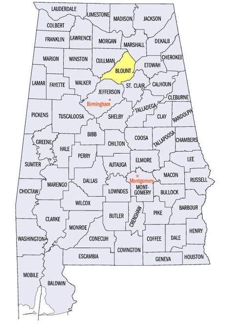 Blount County Alabama From Netstatecom