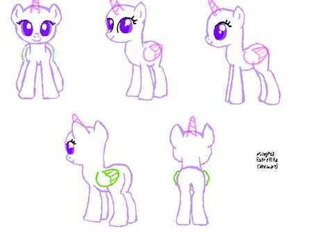 Mlp Base Diferentes Angulos Different Angles By Milagrosestrellita91 On Deviantart