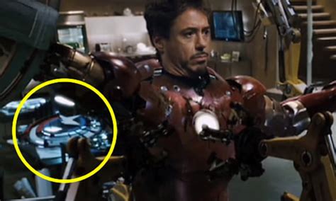 Easter Egg Captain Americas Shield In Iron Man Movies 9gag