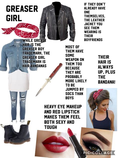 Just A Greaser Girl Starter Pack Thing I Made Myself Greaser Girl