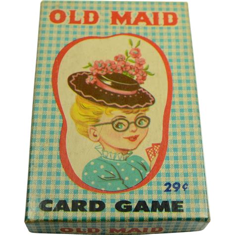 In germany the equivalent game is called schwarzer peter (black peter. Unopened Old Maid Card Game—1950 E. E. Fairchild Corp ...