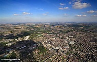 aeroengland | aerial photograph of Barnsley South Yorkshire England UK